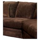 The appearance of Mammoth Chocolate Armless Chair designed by Jackson in the modern / contemporary interior design. This brown piece of furniture was selected by 1StopBedrooms from Mammoth Collection to add a touch of cosiness and style into your home. Sku: 437631180649. Material: Fabric.