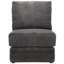 The appearance of Mammoth Smoke Armless Chair designed by Jackson in the modern / contemporary interior design. This gray piece of furniture was selected by 1StopBedrooms from Mammoth Collection to add a touch of cosiness and style into your home. Sku: 437631180658. Material: Fabric.