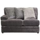The appearance of Mammoth Smoke LAF Loveseat designed by Jackson in the modern / contemporary interior design. This gray piece of furniture was selected by 1StopBedrooms from Mammoth Collection to add a touch of cosiness and style into your home. Sku: 437646180658264048. Material: Fabric.
