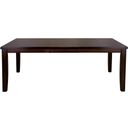 The appearance of Mantello Dark Brown Extendable Dining Table designed by Homelegance in the traditional interior design. This brown piece of furniture was selected by 1StopBedrooms from Mantello Collection to add a touch of cosiness and style into your home. Sku: 5547-78. Material: Wood. Table Top Shape: Rectangular. Size: 42" x 60".