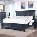 Manzanillo Queen Bed In Slate Blue