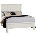 The appearance of Maple Road Queen Mansion Bed In Soft White designed by Artisan & Post in the transitional interior design. This soft white piece of furniture was selected by 1StopBedrooms from Maple Road Collection to add a touch of cosiness and style into your home. Sku: 116-559;116-955;116-722. Bed Type: Panel Bed. Material: Wood. Bed Size: Queen.