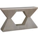 The appearance of Mar Monte Mar Monte Console Table In Taupe designed by Artistica Home in the coastal interior design. This taupe piece of furniture was selected by 1StopBedrooms from Mar Monte Collection to add a touch of cosiness and style into your home. Sku: 2300-966. Material: Wood.