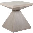 The appearance of Mar Monte Mar Monte End Table In Taupe designed by Artistica Home in the coastal interior design. This taupe piece of furniture was selected by 1StopBedrooms from Mar Monte Collection to add a touch of cosiness and style into your home. Sku: 2300-957. Material: Wood.