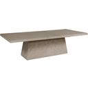 The appearance of Mar Monte Mar Monte Rectangular Dining Table In Taupe designed by Artistica Home in the coastal interior design. This taupe piece of furniture was selected by 1StopBedrooms from Mar Monte Collection to add a touch of cosiness and style into your home. Sku: 2300-877C. Material: Wood. Table Top Shape: Rectangular. Size: 48" x 88".