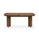 Marcel Extendable Trestle Dining Table In Harvest Brown
