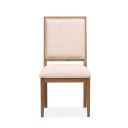 Marcel Upholstered Side Chair Set of 2 In Harvest Brown