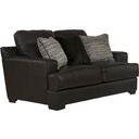 The appearance of Marco Top Grain Italian Leather Match Loveseat In Chocolate designed by Jackson in the traditional interior design. This chocolate piece of furniture was selected by 1StopBedrooms from Marco Collection to add a touch of cosiness and style into your home. Sku: 450702127389307389. Material: Leather.