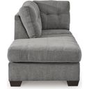 The appearance of Marelton LAF Corner Chaise In Gray designed by Signature Design by Ashley in the modern / contemporary interior design. This gray piece of furniture was selected by 1StopBedrooms from Marleton Collection to add a touch of cosiness and style into your home. Sku: 5530516. Material: Fabric.