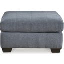 The appearance of Marelton Oversized Accent Ottoman In Denim designed by Signature Design by Ashley in the modern / contemporary interior design. This denim piece of furniture was selected by 1StopBedrooms from Marleton Collection to add a touch of cosiness and style into your home. Sku: 5530308. Material: Fabric.