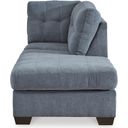 The appearance of Marelton RAF Corner Chaise In Denim designed by Signature Design by Ashley in the modern / contemporary interior design. This denim piece of furniture was selected by 1StopBedrooms from Marleton Collection to add a touch of cosiness and style into your home. Sku: 5530317. Material: Fabric.
