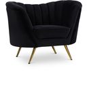 The appearance of Margo Velvet Chair In Black designed by Meridian in the modern / contemporary interior design. This black piece of furniture was selected by 1StopBedrooms from Margo Collection to add a touch of cosiness and style into your home. Sku: 622Black-C. Material: Velvet.