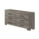 The appearance of Maricela MDF Solid Wood Dresser in Antique Gray designed by Best Quality Furniture in the country / farmhouse interior design. This antique gray piece of furniture was selected by 1StopBedrooms from Maricela Collection to add a touch of cosiness and style into your home. Sku: B820-DR. Material: MDF.