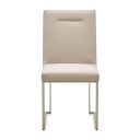 The appearance of Marin Dining Side Chair Set of 2 In Greige designed by Michael Amini in the modern / contemporary interior design. This greige piece of furniture  was selected by 1StopBedrooms from Marin Collection to add a touch of cosiness and style into your home. Sku: NKI-MRIN003-139. Material: Solid Wood.