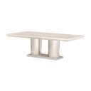 The appearance of Marin Rectangular Dining Table In Greige designed by Michael Amini in the modern / contemporary interior design. This greige piece of furniture  was selected by 1StopBedrooms from Marin Collection to add a touch of cosiness and style into your home. Sku: NKI-MRIN002T-139;NKI-MRIN002B-139. Material: Wood. Table Top Shape: Rectangular. Size: 47" x 77".