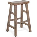 The appearance of Marina Saddle Seat Barstool with Wood Seat Set of 2 In Beach Pebble designed by Sunny Designs in the modern / contemporary interior design. This beach pebble piece of furniture was selected by 1StopBedrooms from Marina Collection to add a touch of cosiness and style into your home. Sku: 1768BP-30. Material: Solid Wood.