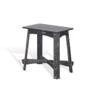 The appearance of Marina Black Sand Chair Side Table In Black designed by Sunny Designs in the coastal interior design. This black sand piece of furniture was selected by 1StopBedrooms from Marina Collection to add a touch of cosiness and style into your home. Sku: 3172BS-CS. Material: Solid Wood.