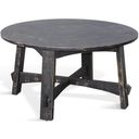 The appearance of Marina Black Sand Coffee Table In Black designed by Sunny Designs in the coastal interior design. This black sand piece of furniture was selected by 1StopBedrooms from Marina Collection to add a touch of cosiness and style into your home. Sku: 3172BS-C. Material: Solid Wood.
