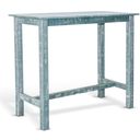 The appearance of Marina Sea Grass Pub Table In Green designed by Sunny Designs in the modern / contemporary interior design. This seagrass piece of furniture  was selected by 1StopBedrooms from Marina Collection to add a touch of cosiness and style into your home. Sku: 1172SG-42. Table Top Shape: Rectangular. Material: Solid Wood.