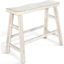 The appearance of Marina White Sand 30 Inch Bench With Wood Seat designed by Sunny Designs in the modern / contemporary interior design. This white sand piece of furniture  was selected by 1StopBedrooms from Marina Collection to add a touch of cosiness and style into your home. Sku: 1671WS-30. Material: Solid Wood.