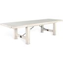 The appearance of Marina White Sand Extension Dining Table designed by Sunny Designs in the rustic / southwestern interior design. This white sand piece of furniture was selected by 1StopBedrooms from Marina Collection to add a touch of cosiness and style into your home. Sku: 1316WS. Table Top Shape: Rectangular. Size: 42" x 122". Material: Solid Wood.