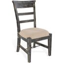 The appearance of Marina Cushion Seat Dining Side Chair Set of 2 In Black Sand designed by Sunny Designs in the country / farmhouse interior design. This black sand piece of furniture was selected by 1StopBedrooms from Marina Collection to add a touch of cosiness and style into your home. Sku: 1604BS. Material: Solid Wood.