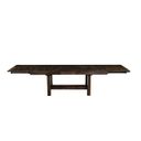 The appearance of Mariposa Warm Gray 132" Extendable Rectangular Trestle Dining Table designed by A-America in the transitional interior design. This gray piece of furniture  was selected by 1StopBedrooms from Mariposa Collection to add a touch of cosiness and style into your home. Sku: MRPWG6081. Table Top Shape: Rectangular. Material: Rubberwood. Size: 132" x 40".
