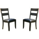 The appearance of Mariposa Black Ladderback Upholstered Side Chair Set of 2 designed by A-America in the transitional interior design. This black piece of furniture was selected by 1StopBedrooms from Mariposa Collection to add a touch of cosiness and style into your home. Sku: MRPWG2552. Material: Rubberwood.