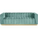 Marlon Velvet Sofa In Mint