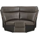 The appearance of Maroni Dark Brown Corner Seat designed by Homelegance in the modern / contemporary interior design. This brown piece of furniture was selected by 1StopBedrooms from Maroni Collection to add a touch of cosiness and style into your home. Sku: 8259RFDB-CR. Material: Leather.