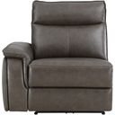 The appearance of Maroni Dark Brown Power Reclining LAF Chair With Power Headrest designed by Homelegance in the modern / contemporary interior design. This brown piece of furniture was selected by 1StopBedrooms from Maroni Collection to add a touch of cosiness and style into your home. Sku: 8259RFDB-LRPWH. Material: Leather.