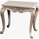 The appearance of Marston End Table In Champagne designed by Furniture of America in the traditional interior design. This champagne piece of furniture  was selected by 1StopBedrooms from Marston Collection to add a touch of cosiness and style into your home. Sku: FM45006CPN-E. Material: Solid Wood.
