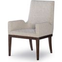 The appearance of Marten Dining Arm Chair In Brunette designed by Century Furniture in the modern / contemporary interior design. This brunette piece of furniture was selected by 1StopBedrooms from Citation Collection to add a touch of cosiness and style into your home. Sku: B1H-532. Material: Upholstery.
