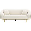 The appearance of Martina Sofa with 2 Pillows In Ivory designed by ACME in the modern / contemporary interior design. This ivory piece of furniture was selected by 1StopBedrooms from Martina Collection to add a touch of cosiness and style into your home. Sku: LV03850. Material: Wood.