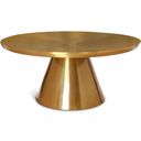Martini Coffee Table In Brushed Gold