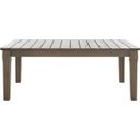 The appearance of Martinique Patio Coffee Table In Light Grey designed by Safavieh Couture in the modern / contemporary interior design. This light grey piece of furniture  was selected by 1StopBedrooms from Martinique Collection to add a touch of cosiness and style into your home. Sku: CPT1014B. Material: Wood. Table Top Shape: Rectangular.