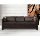 The appearance of Matias Chocolate Leather Sofa designed by ACME in the modern / contemporary interior design. This chocolate piece of furniture was selected by 1StopBedrooms from Matias Collection to add a touch of cosiness and style into your home. Sku: 55010. Material: Leather.