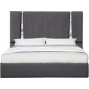 The appearance of Matisse Charcoal Queen Upholstered Platform Bed designed by J&M in the modern / contemporary interior design. This charcoal piece of furniture was selected by 1StopBedrooms from Matisse Collection to add a touch of cosiness and style into your home. Sku: 18710-Q. Bed Type: Platform Bed. Material: Wood. Bed Size: Queen.