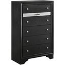 The appearance of Matrix Chest In Black designed by Galaxy Home Furnishings in the modern / contemporary interior design. This black piece of furniture was selected by 1StopBedrooms from Matrix Collection to add a touch of cosiness and style into your home. Sku: 808857772084. Material: Wood.