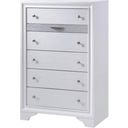 The appearance of Matrix Chest In White designed by Galaxy Home Furnishings in the traditional interior design. This white piece of furniture was selected by 1StopBedrooms from Matrix Collection to add a touch of cosiness and style into your home. Sku: 808857990747. Material: Wood.