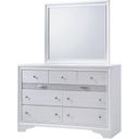 The appearance of Matrix Dresser In White designed by Galaxy Home Furnishings in the traditional interior design. This white piece of furniture was selected by 1StopBedrooms from Matrix Collection to add a touch of cosiness and style into your home. Sku: 808857710864. Material: Wood.