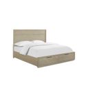 The appearance of Matrix Queen Platform Bed in Cerused Linen designed by FD Home in the modern / contemporary interior design. This cerused linen piece of furniture  was selected by 1StopBedrooms from Matrix Collection to add a touch of cosiness and style into your home. Sku: 7218-13;7218-14;7218-08. Bed Type: Platform Bed. Bed Size: Queen. Material: Poplar Solid.