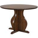 The appearance of Maurice Counter Height Table designed by ACME in the transitional interior design. This antique oak piece of furniture was selected by 1StopBedrooms from Maurice Collection to add a touch of cosiness and style into your home. Sku: 72460T;72461ST. Table Top Shape: Round. Material: Wood. Size: 53".