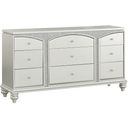 The appearance of Maverick Dresser designed by ACME in the glam interior design. This platinum piece of furniture  was selected by 1StopBedrooms from Maverick Collection to add a touch of cosiness and style into your home. Sku: 21805. Material: Wood.