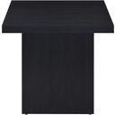 The appearance of Max Square Engineered Laminate End Side Table In Black designed by Coaster in the modern / contemporary interior design. This black piece of furniture  was selected by 1StopBedrooms from Max Collection to add a touch of cosiness and style into your home. Sku: 706277. Material: Engineered Wood.