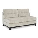 The appearance of Maxon Place Armless Loveseat In Stone designed by Signature Design by Ashley in the modern / contemporary interior design. This stone piece of furniture was selected by 1StopBedrooms from Maxon Place Collection to add a touch of cosiness and style into your home. Sku: 3300434. Material: Polyester.