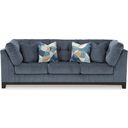 The appearance of Maxon Place Sofa In Navy designed by Signature Design by Ashley in the modern / contemporary interior design. This navy piece of furniture was selected by 1StopBedrooms from Maxon Place Collection to add a touch of cosiness and style into your home. Sku: 3300338. Material: Fabric.