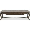 The appearance of Maylee 63 Inch Dining Bench In Dark Brown designed by Signature Design by Ashley in the traditional interior design. This dark brown piece of furniture  was selected by 1StopBedrooms from Maylee Collection to add a touch of cosiness and style into your home. Sku: D947-00. Material: Fabric.