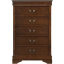 The appearance of Mayville Chest designed by Homelegance in the traditional interior design. This brown piece of furniture was selected by 1StopBedrooms from Mayville Collection to add a touch of cosiness and style into your home. Sku: 2147-9. Material: Wood.