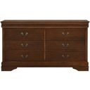The appearance of Mayville Dresser designed by Homelegance in the traditional interior design. This brown piece of furniture was selected by 1StopBedrooms from Mayville Collection to add a touch of cosiness and style into your home. Sku: 2147-5. Material: Wood.